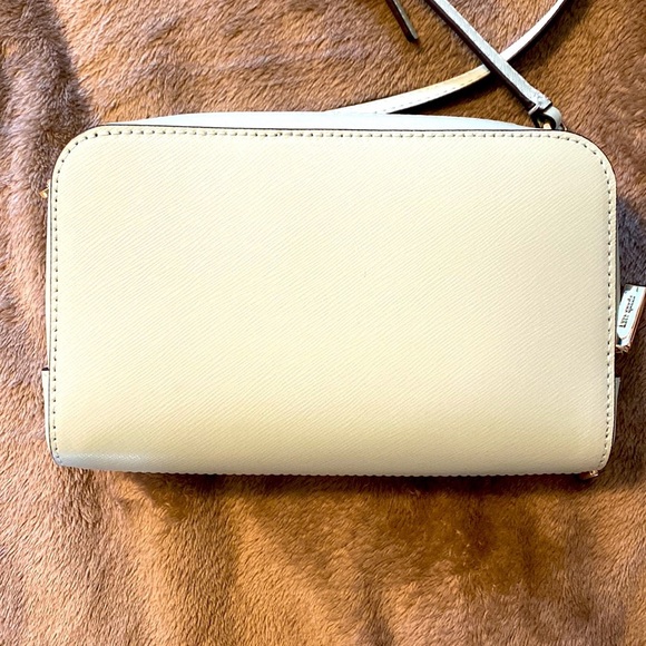 kate spade ♠️ Refined Grain Leather Mint Green crossbody - Picture 2 of 14
